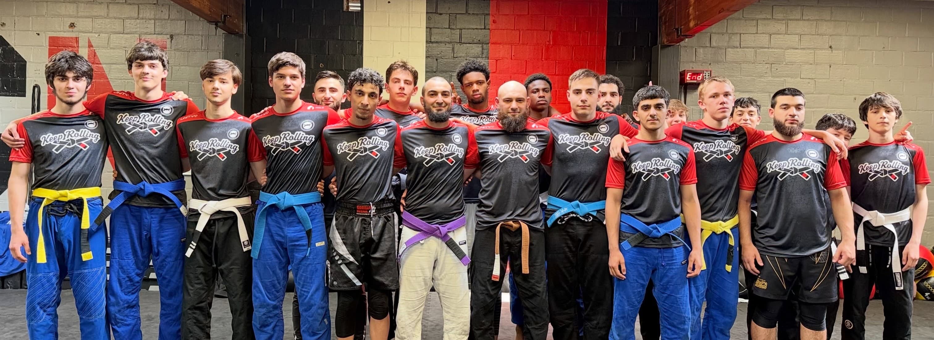 BJJ Elite Squad training - Groepsfoto team